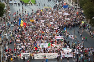 Început marș 8 septembrie. Credits: Cristian Vasile