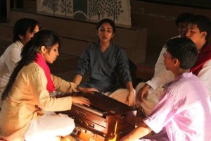 Riyaz (rehersal) before a performance